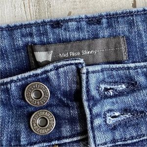 Women's Levi's Mid-Rise Skinny Jeans Size 6